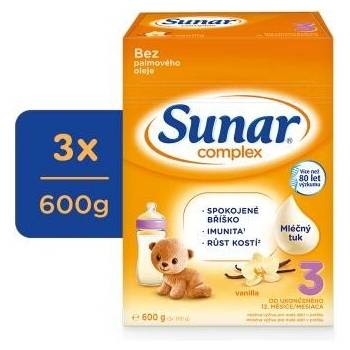Sunar 3 Complex vanilka 3 x 600 g