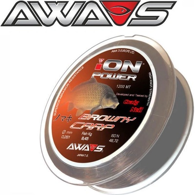 Awa-Shima Ion Power Browny Carp 1200 m 0,35 mm 21,1 kg