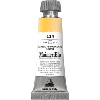 Maimeri Blu Акварелна боя Permanent Yellow Deep 114 12 ml 1 бр (M1609114)