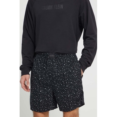 Calvin Klein Underwear Късо долнище на пижама Calvin Klein Underwear мъжко в черно с десен 000NM2581E (000NM2581E)