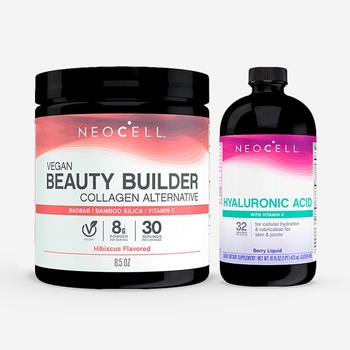 Веган Колаген на Прах 240гр. + Натурална Хиалуронова Киселина 473мл