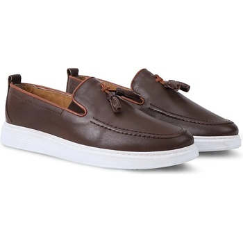 Image 1 of Ducavelli Fringe Мъжки обувки от естествена кожа - Кафяви 1804 (1086_Кафяво)