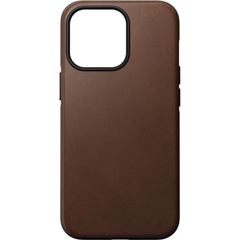 Pouzdro Nomad Rugged Leather MagSafe iPhone 13 Pro hnědé