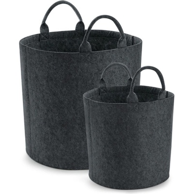 BagBase Úložný koš BG 728, plstěný COT-520728r6401 S Melír charcoal – Zboží Dáma