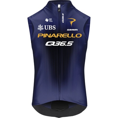 Q36.5 Мъжки елек за колоездене Q36.5 Gregarius Q36.5 Pro Cycling Team Vest 2026 Cycling vest - Nautica Blue (054-0384-0112)