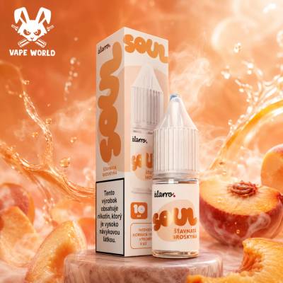 Klarro Soul Salts Šťavnatá Broskyňa 10 ml 20 mg