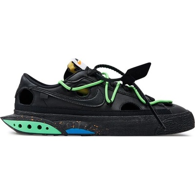 Nike Обувки Nike Blazer Low'77 / OW DH7863 001 Black/Black/Electro Green (Blazer Low'77 / OW DH7863 001)