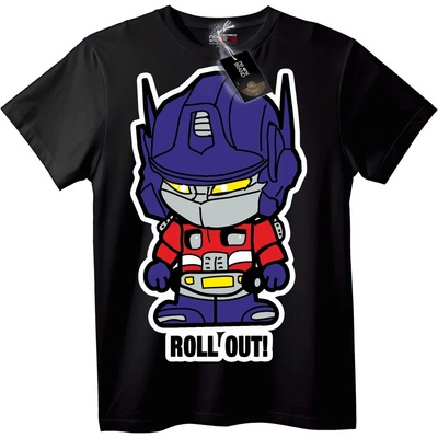 NOONEBRAND Тениска Optimus Prime потегля - 5XL, White