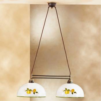 Kolarz 731.82. 129 - Пендел NONNA 2xE27/75W/230V лимони (KL0363)