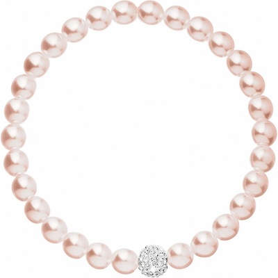 Pavona perlový růžový s Preciosa krystaly 33115.3