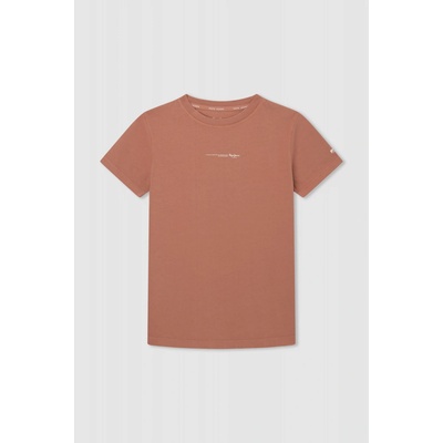 Pepe Jeans Chlapecké tričko DAVIDE TEE oranžová