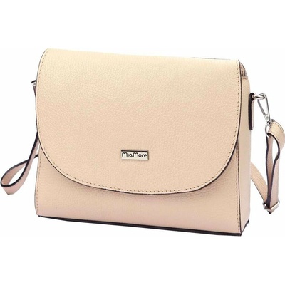 MiaMore dámska kabelka Dollaro z prírodnej kože Old Pink Crossbody