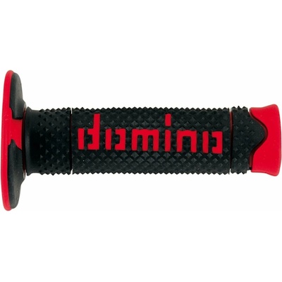 Domino gripy A260 offroad délka 120 mm, černo-červené