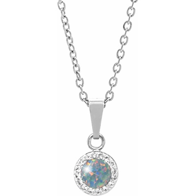 JSB Bijoux Opálek s křišťálovými kameny Swarovski Australian Shadow 92300040aust (Ag925/1000, 1,86 g
