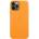 Apple iPhone Leather Case with MagSafe - оригинален кожен кейс (естествена кожа) за iPhone 12 Pro Max (жълт)