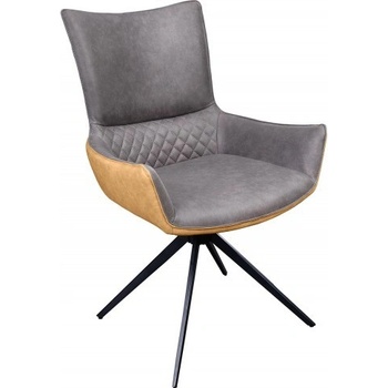 Ainnde Alpine šedá / hnědá mikrovlákno 2 ks