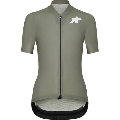 ASSOS Дамска фланелка с къс ръкав за колоездене ASSOS Women's Uma GT Jersey S11 Evo Cycling jersey - Edge Green (156-2811-0315)