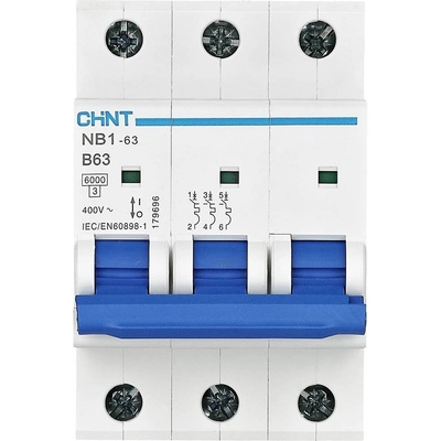 Chint 179695 NB1-63 3P B6 6kA DB