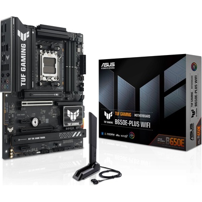 ASUS TUF GAMING B650E-PLUS WIFI дънна платка, AMD B650, Socket AM5, ATX (90MB1M20-M0EAY0)