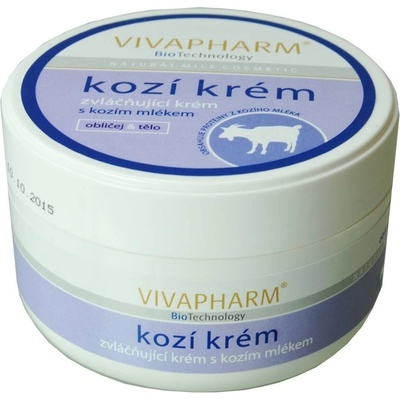 Vivapharm kozí zvláčňující krém na obličej a tělo 250 ml – Zboží Dáma