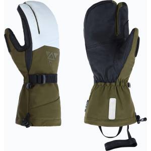 Viking Скиорски ръкавици Viking Norvik Pro Lobster Freeride olive/white