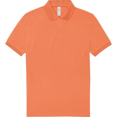 B&C MY POLO 210 Pánská polokošile s krátkým rukávem korálová