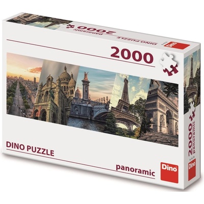 DINO Panoramatické Paříž koláž 2000 dielov