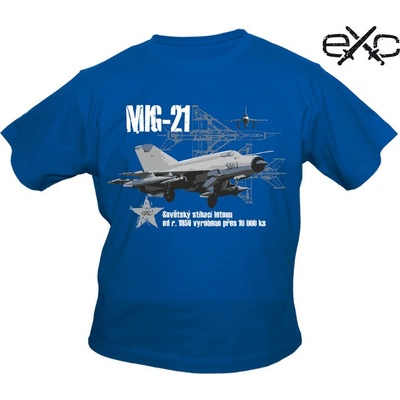 EXc tričko EXC dětské MIG 21 v20-1575