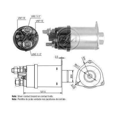 Spínač startéru Delco 1115602