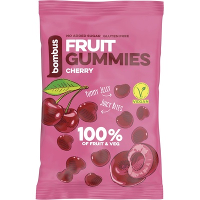 Bombus Fruit gummies čerešňa 35 g