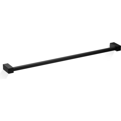 DECOR WALTHER Закачалка на релса за кърпи Corner 60 см черен мат (0560260)