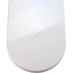 WENKO 18396100-WC тоалетно седало PALMA 46, 5x35, 7 cm бяло/сребристо (WE0609)