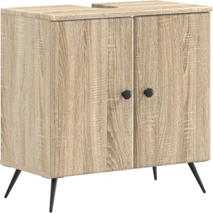 vidaXL Шкаф за мивка в баня BREDA Дъб сонома 59, 5 x 31, 5 x 59 см (897447)