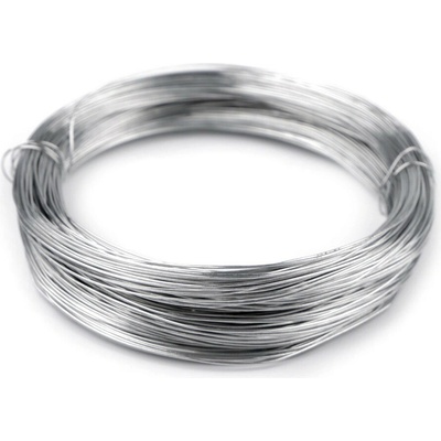 Drát Ø0,48 mm stříbrná 1 ks