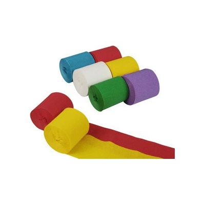 Papstar 6 krepových pásek 10 mx 5 cm barevné – Zboží Dáma