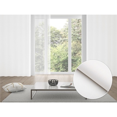 Biante 100% zatemňovací závěs Blackout BKW-201 Slonová kost žíhaná 130x140 cm