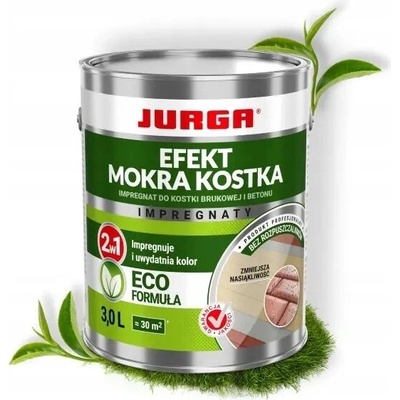 Jurga ECO impregnace na zámkovou dlažbu a betonu efekt mokré dlažby 3L 30m2