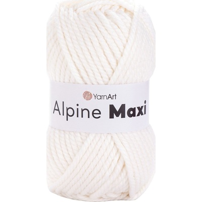 YARNART Alpine Maxi 676 Optic White Плетива прежда (Alpine Maxi 676)
