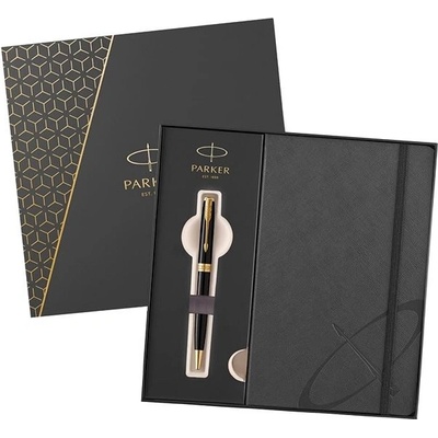 Parker Sonnet Red GT kuličkové pero dárková sada s koženým pouzdrem 1502/5291479