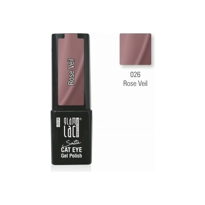 GlamLac Gel lak magnetický růžový 026 Rose Veil 6 ml