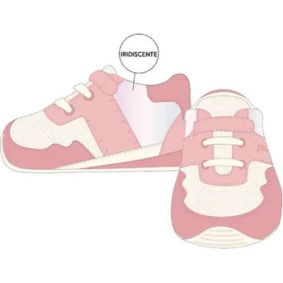 Mayoral Декоративни спортни маратонки в розово за новородено момиче Mayoral