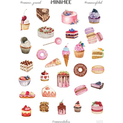 Samolepky MINIMEE Sladké dobroty