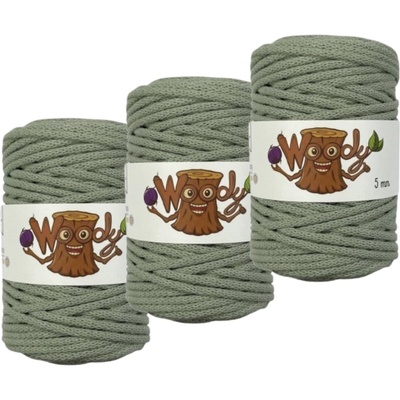 Woody Crafts 3x Woody 5 mm – Zelený čaj (100m)