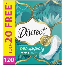 Discreet Deo Waterlily slipové intímne vložky pre každodenné použitie 120 ks