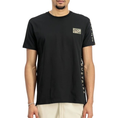 Alpha Industries Camo Sleeve T black čierne