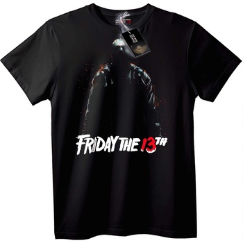 NOONEBRAND Тениска Петък 13-ти - L, White