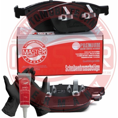 Sada brzdových platničiek kotúčovej brzdy MASTER-SPORT GERMANY Premium 13046072722N-SET-MS