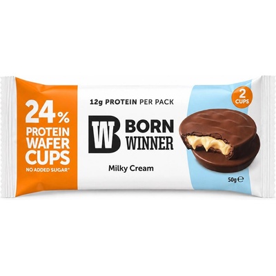 Born Winner Протеинови кошнички млечен крем 50г