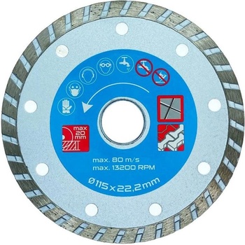 DIAMANT kotúč diamantový 115mm TURBO