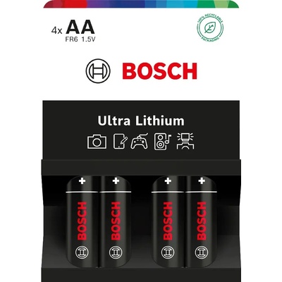 Bosch Ultra Lithium AA 4 ks FR6UL4B/00 – Zboží Mobilmania